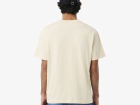 Мужская хлопковая футболка Lacoste с коротким рукавом