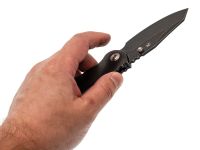 Складной нож KANSEPT Caveman, сталь CPM 20CV, рукоять титан черный