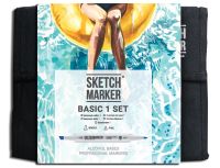 Набор маркеров Sketchmarker Basic 1 set 36 Базовые оттенки сет 1 (36 маркеров + сумка органайзер)