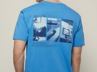 Футболка свободного силуэта с принтом