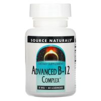 Source Naturals, улучшенный комплекс B-12, 5 мг, 60 таблеток для рассасывания