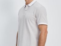 Поло с контрастной отделкой