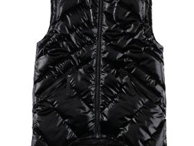 Жилет текстильный с полиуретановым покрытием для девочек