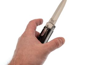 Автоматический многофункциональный нож Mikov Predator, сталь 420, рукоять рог буйвола