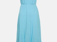 Сарафан миди приталенного силуэта с принтом в горо