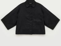 Рубашка изо льна с коротким рукавом