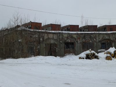 Здание веерного депо