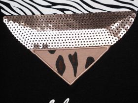 Комплект трикотажный для девочек: фуфайка (футболка с длинными рукавами), брюки (легинсы)