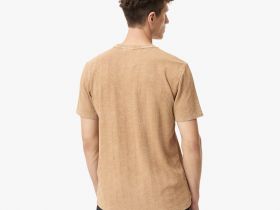 Мужская хлопковая футболка Lacoste стандартного кроя