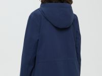 Ветровка с капюшоном и застежками по бокам