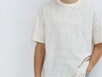 Футболка с принтом, Белый