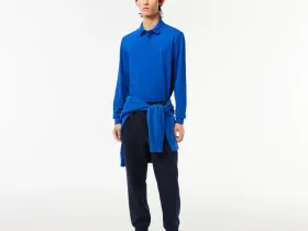 Мужское поло Lacoste с длинными рукавами