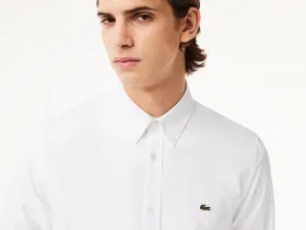 Мужская хлопковая рубашка Lacoste