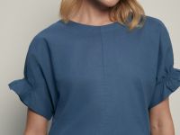 Платье миди изо льна