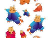 Набор стикеров "Кот Панпан"