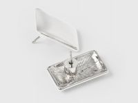 Серьги-пусеты, Серебряный