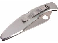 Нож складной Police Model Spyderco C07P, сталь VG-10 Satin Plain, рукоять нержавеющая сталь