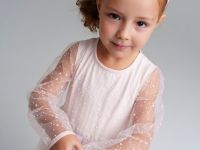 Платье трикотажное для девочек