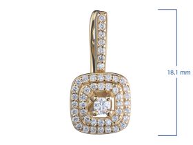 Серьги из желтого золота э0312сг07210131