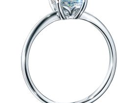 Классическое кольцо из белого золота э4712кц12231175_white