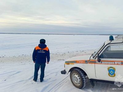 Первую ледовую переправу открыли в Якутии