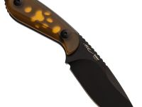Туристический нож Kizer Buddy black сталь Nitro-V, рукоять Ultem