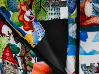 Комплект текстильный с полиуретановым покрытием для девочек: куртка, полукомбинезон