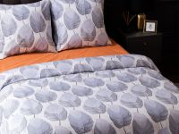 Постельное белье Modico Blue Orange/Модико (синие листья)