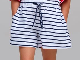 Шорты трикотажные для девочек, 2 шт в комплекте