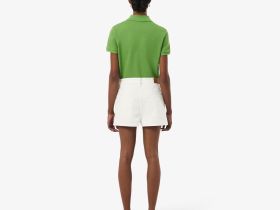 Женские джинсовые короткие шорты Lacoste