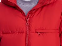 Утепленная куртка прямого кроя