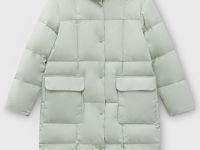 Стеганое пуховое пальто