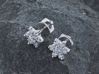 Пусеты из белого золота э4712пс02100700