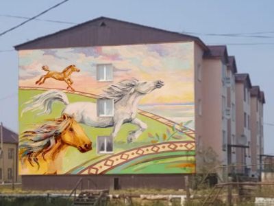 В Нюрбе появится мурал «Деьегей о5ото»