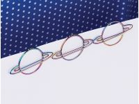 Скрепки фигурные 31 мм Meshu "Planets" 6 шт., пакет с европодвесом