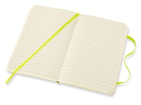 Записная книжка в линейку Moleskine "Classic Soft" Pocket, 90x140 мм 192 стр мягкая обложка, лайм