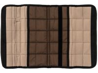 Сумка для 10 ножей с замком KTB, коричневая