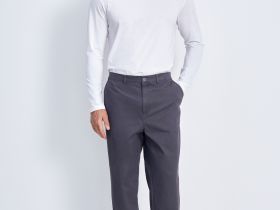 Брюки-бананы с эластичным поясом