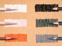 Набор карандашей угольных цветных HIMI 8 шт