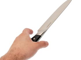 Нож кухонный филейный Okroshka Tartar 18 см, сталь 5cr15mov, рукоять сталь/пластик