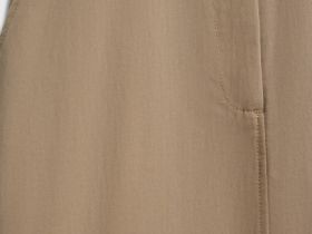 Прямая юбка миди из хлопка, Бежевый