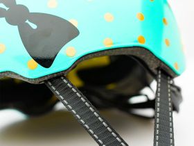 Nutcase Шлем защитный Nutcase Little Nutty Lightnin, цвет Белый-Оранжевый, ростовка XS