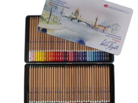 Набор карандашей акварельных "Белые ночи", 72 цвета, в жестяном пенале