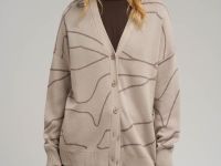 Легкий свободный кардиган с хлопком