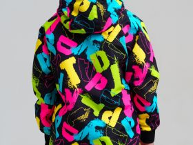 Куртка текстильная с полиуретановым покрытием для девочек (ветровка)