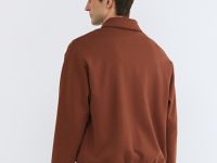 Куртка с воротником поло, Оранжевый