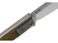 Складной нож LionSteel Gitano, сталь Niolox, рукоять Green canvas micarta