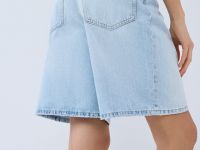 Шорты-бермуды со средней посадкой, Голубой