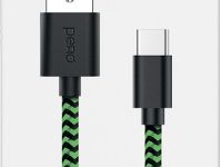 Кабель Pero DC-04 USB / USB-C 2 м Зелёный