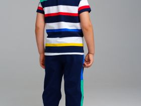 Комплект трикотажный для мальчиков: фуфайка (футболка), брюки